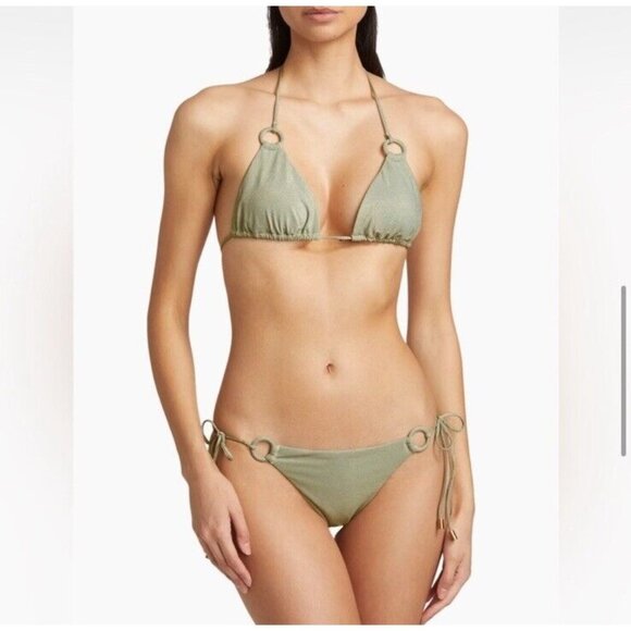 ZIMMERMANN Waverly Ring Tie Bikini Top - Picture 1 of 6